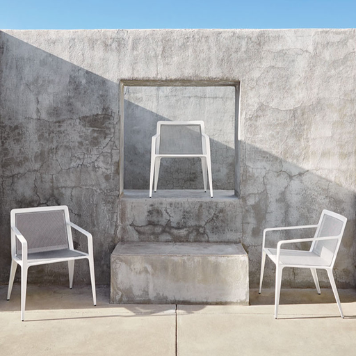 STILL SIDE CHAIR WITH FLEX FABRIC, GRADE B