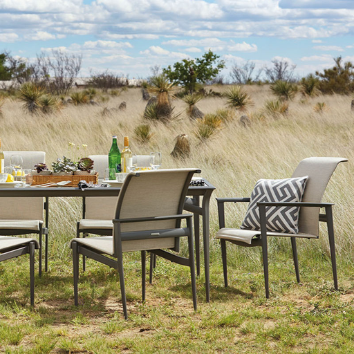 FLIGHT STACKING ARM CHAIR WITH GRADE A SLING