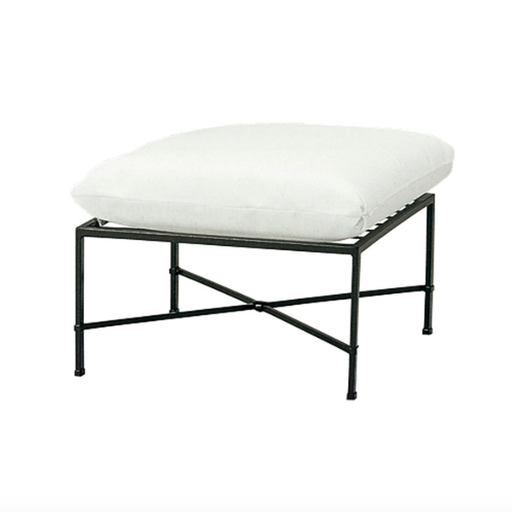 VENETIAN OTTOMAN WITH CUSHION IN GRADE A FABRIC