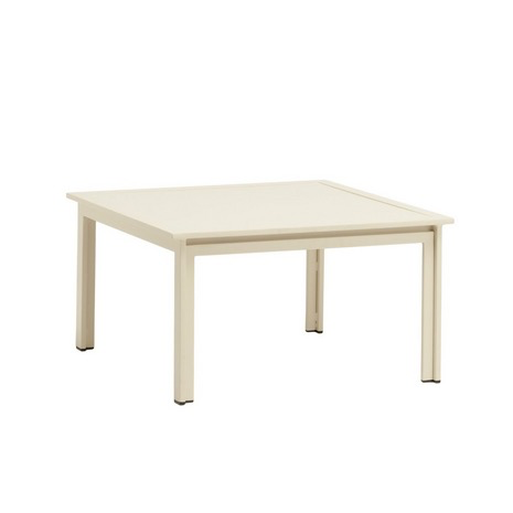 SWIM 27 X 27 OCCASIONAL TABLE WITH SOLID ALUMINUM TOP