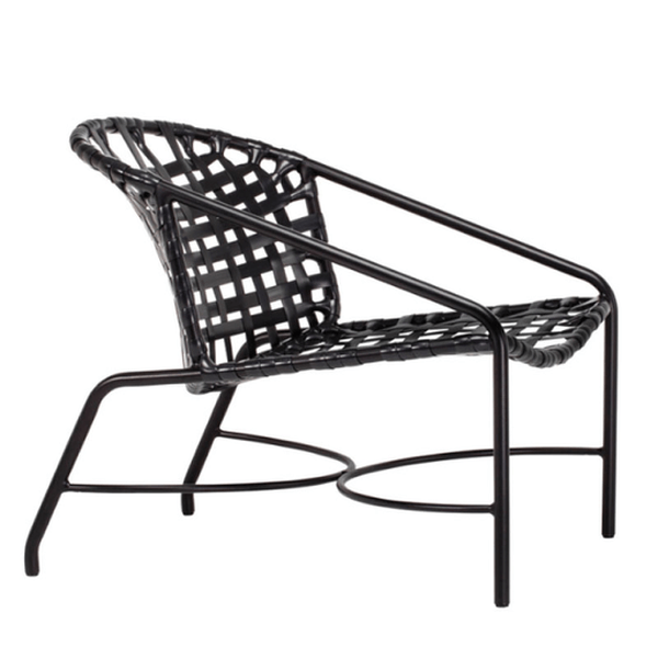 KANTAN ALUMINUM LOUNGE CHAIR WITH VINYL STAP - Kolo Collection