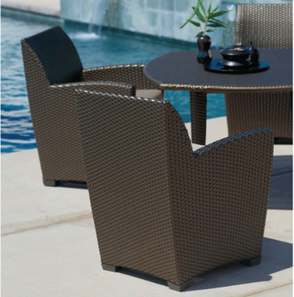 FUSION DINING CHAIR IN BRONZE WITH GRADE A FABRIC