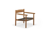 TIBBO LOUNGE CHAIR WITH VULCANO MATTE WEAVE