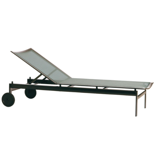 PARKWAY FLEX SLING ADJUSTABLE CHAISE WITH WHEELS