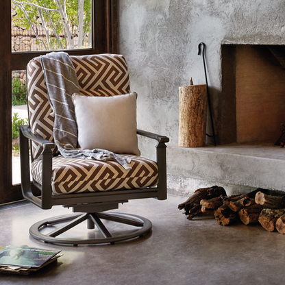 FREMONT SWIVEL MOTION LOUNGE CHAIR WITH GRADE A FABRIC