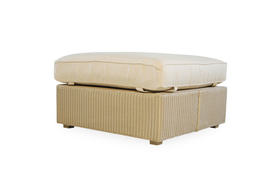 HAMPTONS LARGE OTTOMAN WITH GRADE B FABRIC/SELF WELT