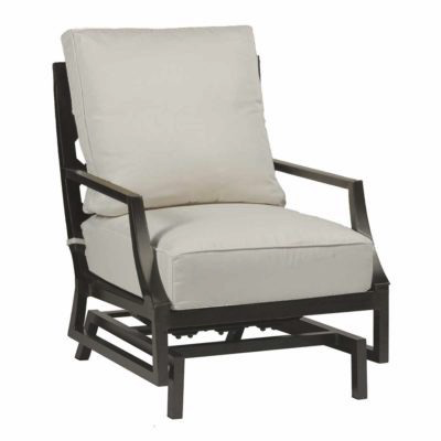 LATTICE SPRING LOUNGE CHAIR IN SLATE GRAY