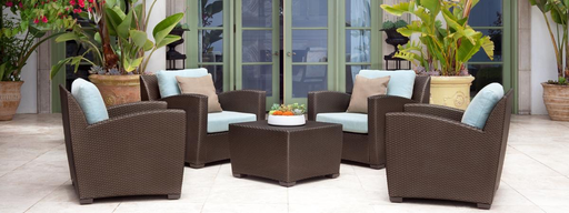 FUSION 28 SQUARE COFFEE TABLE IN BRONZE
