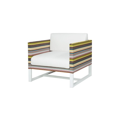 STRIPE LOUNGE CHAIR / PC ALUMINUM / GRADE A