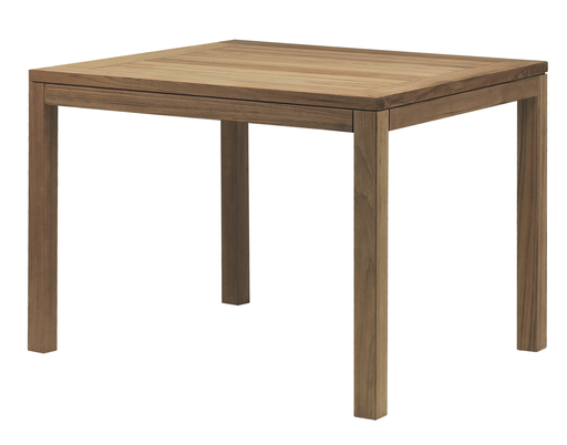 XQI 31 INCH SQUARE TEAK DINING TABLE