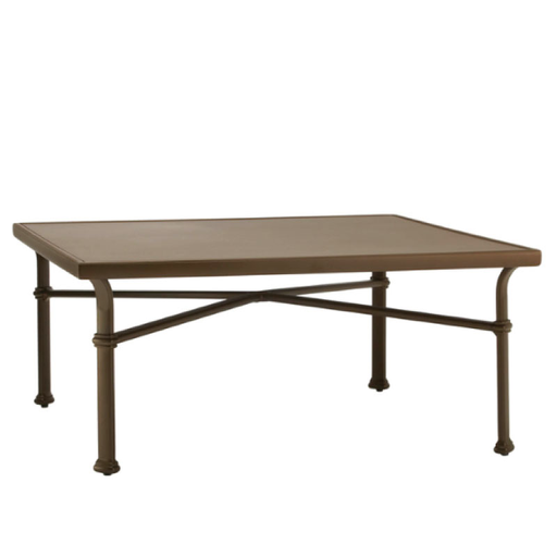 FREMONT 44 SQUARE CHAT TABLE WITH SOLID ALUMINUM TOP