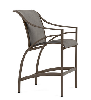 PASADENA SLING BARSTOOL W/ARMS - GRADE B