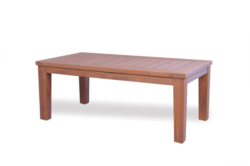 TEAK 45x24 COCKTAIL TABLE WITH TAPERED LEG