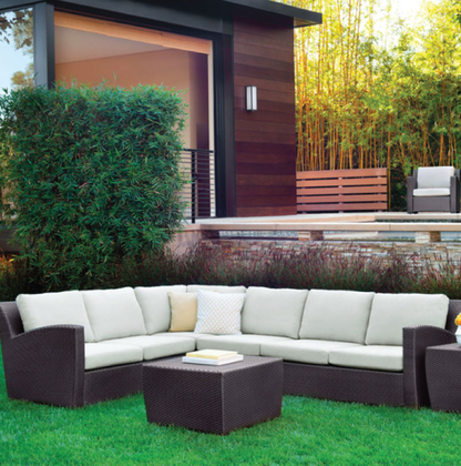 FUSION RIGHT ARM SECTIONAL IN BRONZE WITH GRADE A FABRIC