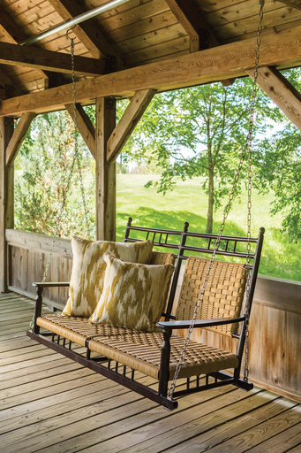 LOW COUNTRY PORCH SWING NATURAL