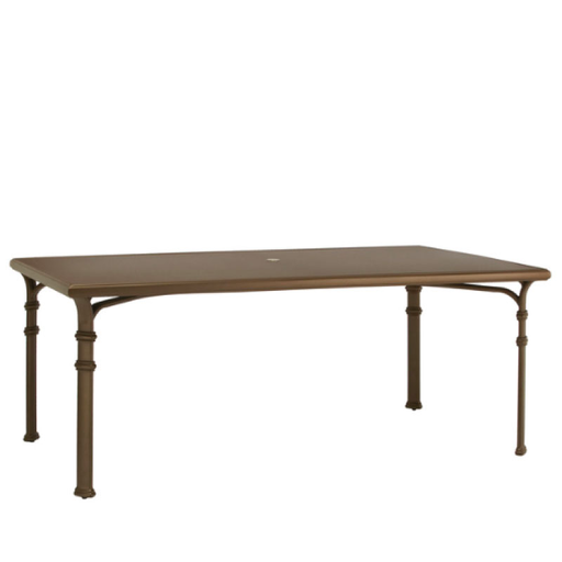 FREMONT 44 x 78 DINING TABLE WITH PYLON ALUMINUM TOP
