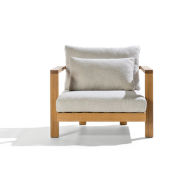 PURE TEAK ARMCHAIR (cushions not included)