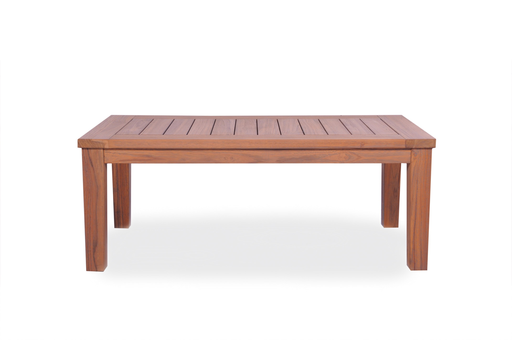 TEAK 45x24 COCKTAIL TABLE WITH TAPERED LEG