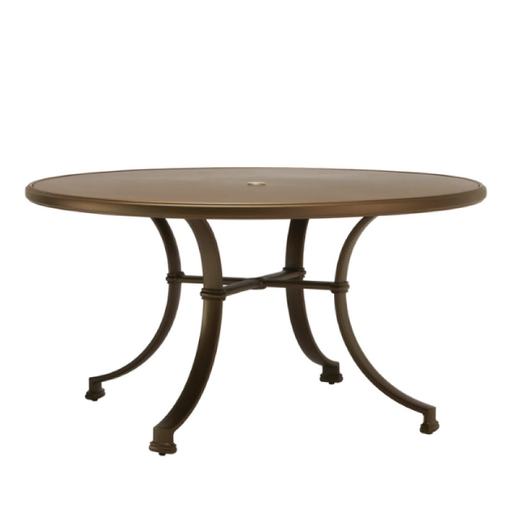 FREMONT 54 ROUND DINING TABLE SOLID ALUMINUM TOP