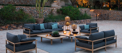 TIBBO 2-SEATER WITH VULCANO MATTE WEAVE