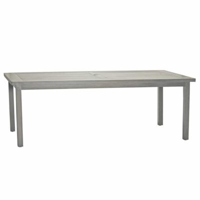 CLUB ALUMINUM 86x43 DINING TABLE