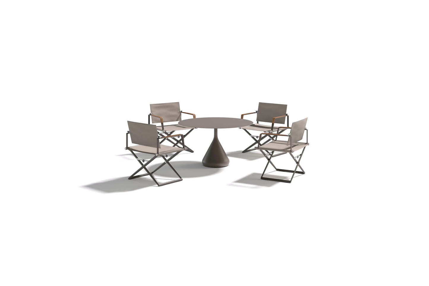 SATELLITE 45 INCH ROUND LOW DINING TABLE