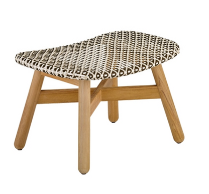 MBRACE FOOTSTOOL W/TEAK BASE