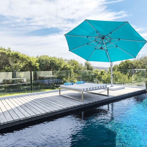 ECLIPSE 13 FT OCT CANTILEVER UMBRELLA / GRADE A+ / PREMIUM BK, BZ, CB, WH