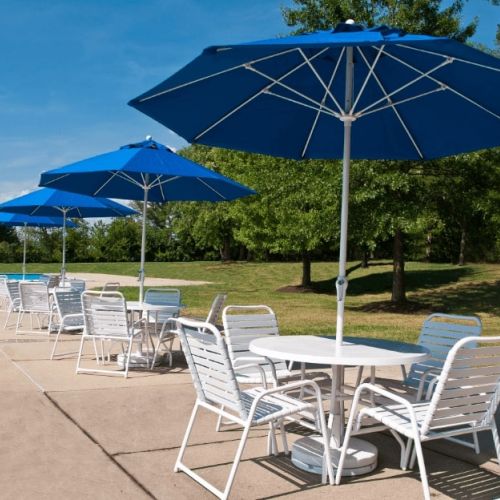 MONTEREY 11' OCT UMBRELLA, FIBERGLASS FRAME / CRANK LIFT / A CANOPY