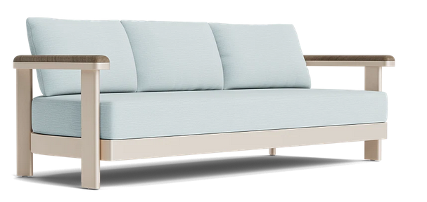 LUCA SOFA WITH TEAK ARM / GRADE A