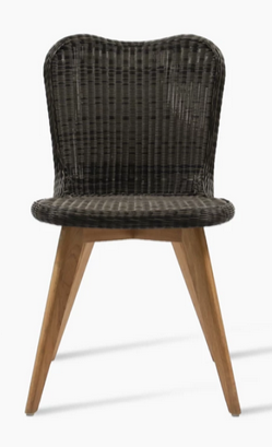 LENA DINING CHAIR / TEAK BASE