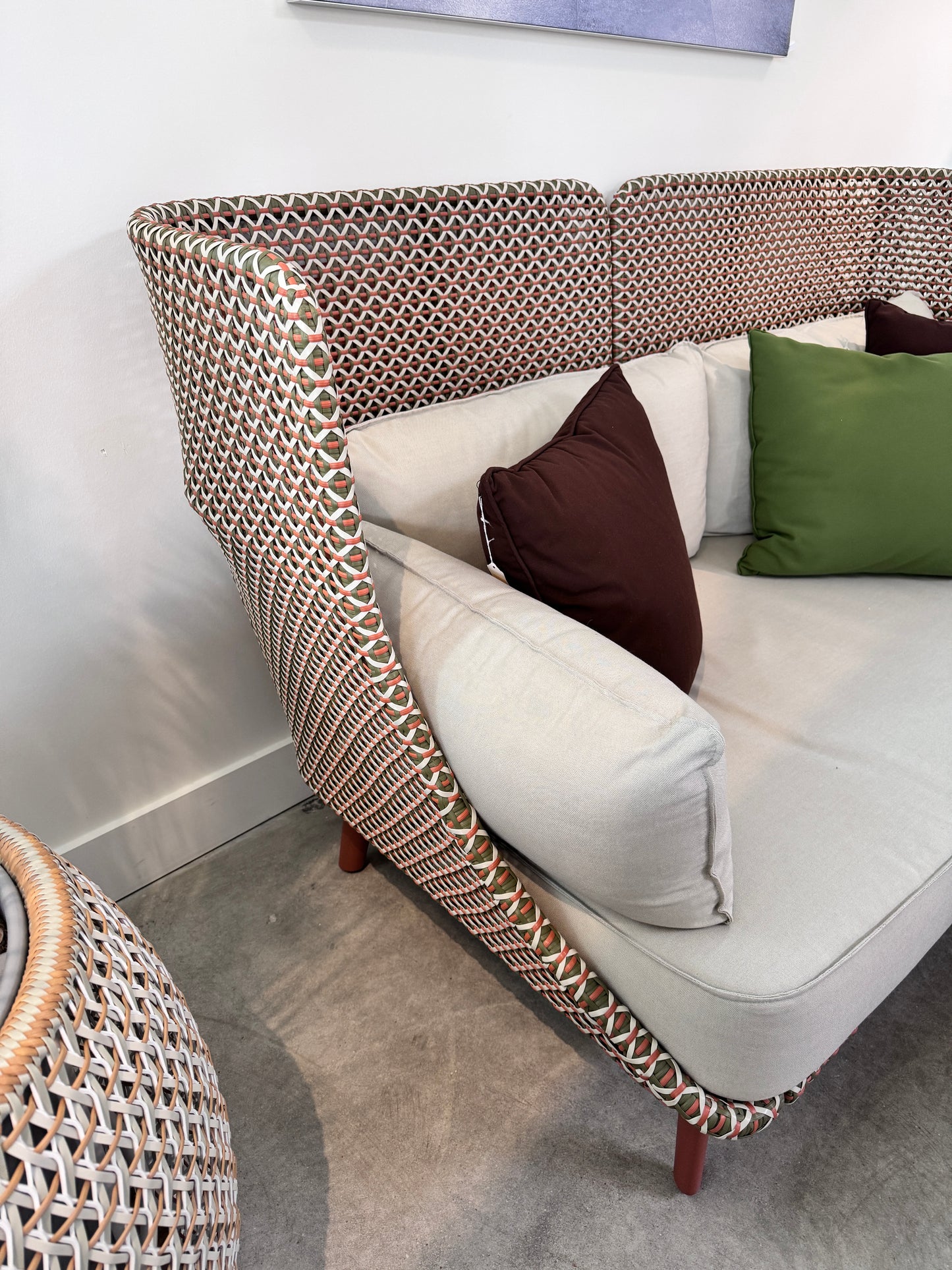 DEDON MBARQ 3-SEATER HIGH BACKREST