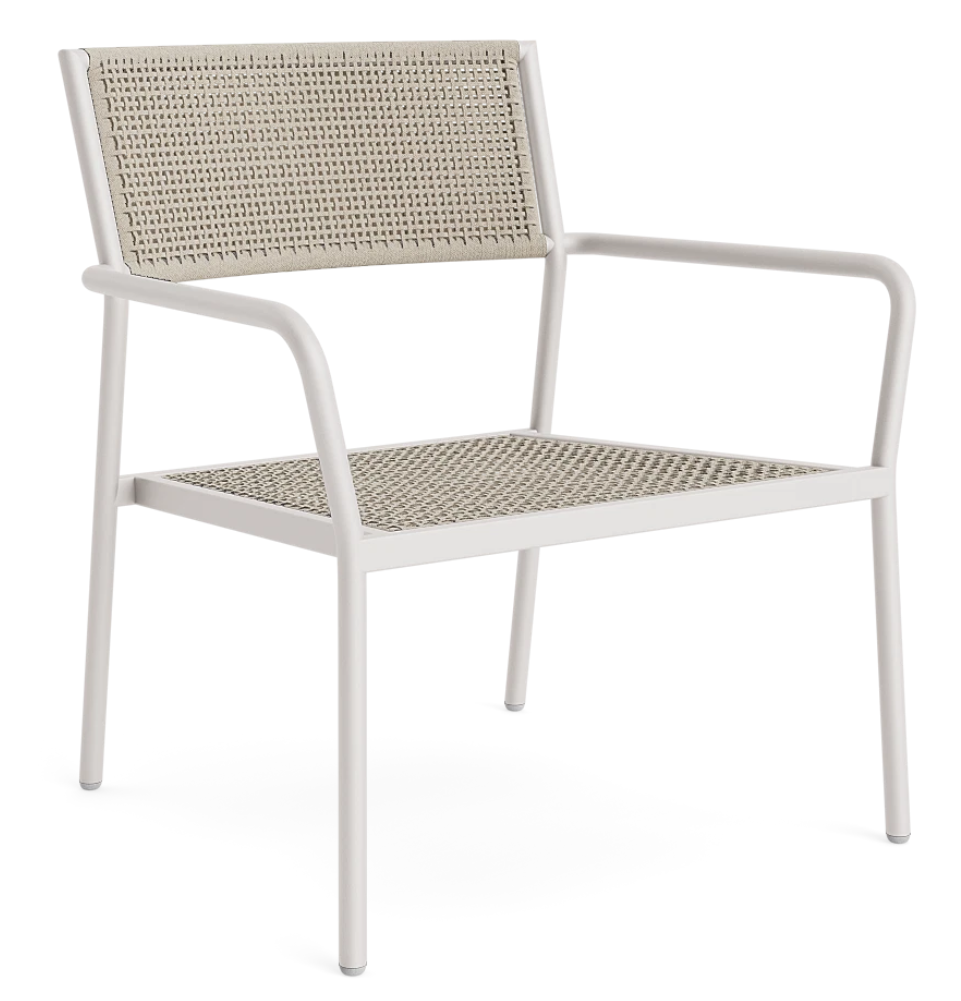 LISBON WOVEN STACKING LOUNGE CHAIR