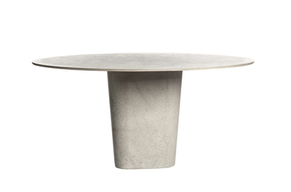 TAO 63 INCH RD DINING TABLE / LIGHTENED CONCRETE