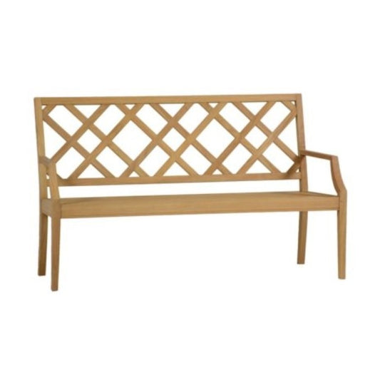 HALEY 60 INCH TEAK BENCH, NATURAL TEAK