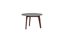 H 26" ROUND OCCASIONAL TABLE SLATE TOP