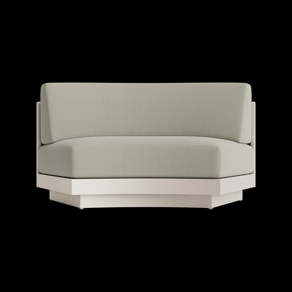 HUNTLEY CURVED ARMLESS SECTIONAL GRADE A