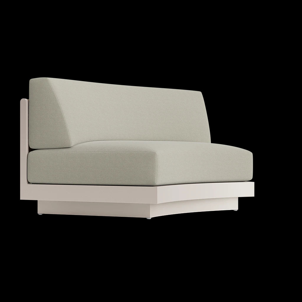 HUNTLEY CURVED ARMLESS SECTIONAL GRADE A