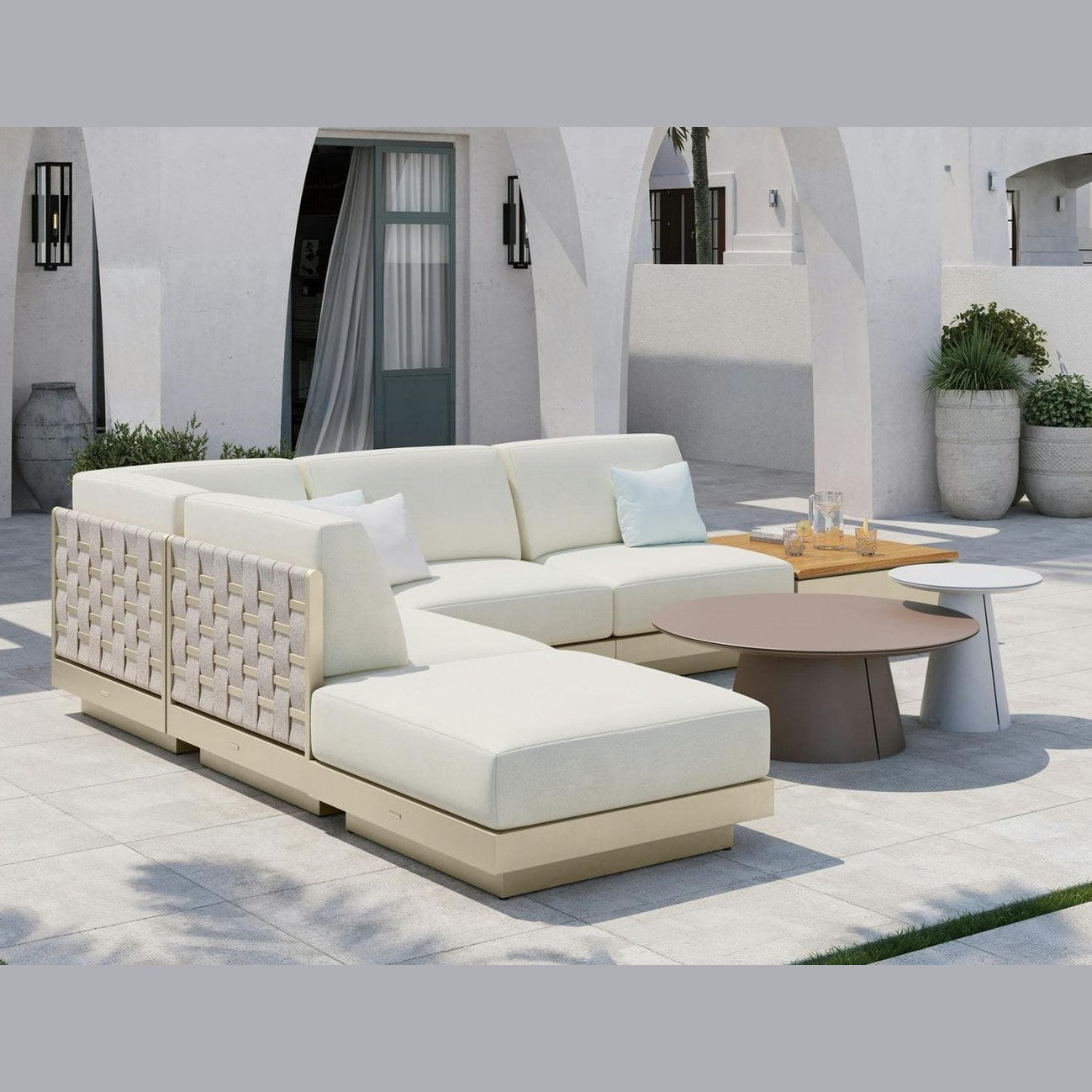HUNTLEY SQUARE CORNER SECTIONAL GRADE A
