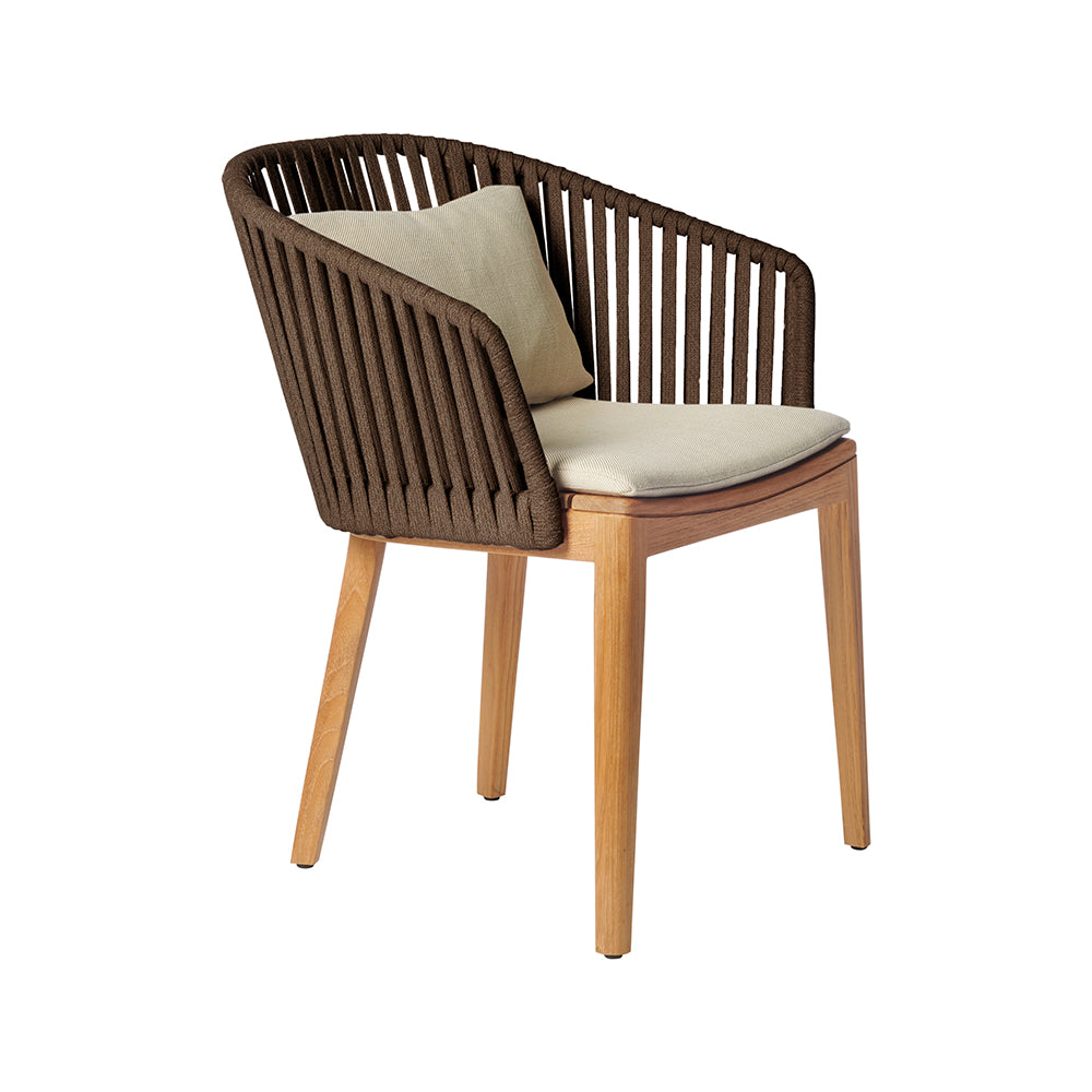 MOOD DINING ARMCHAIR / TEAK BASE