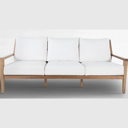 SAVANNAH TEAK SOFA NATURAL DREAM/GRADE A/NO WELT