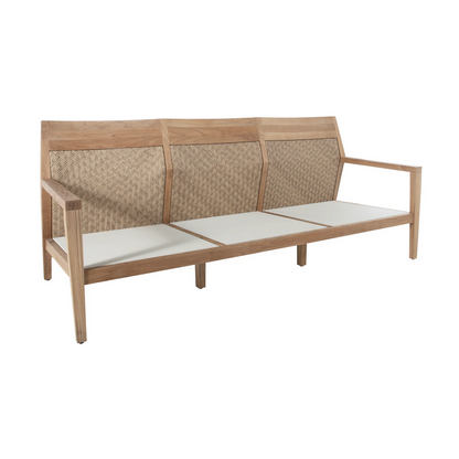 SAVANNAH TEAK SOFA NATURAL DREAM/GRADE A/NO WELT