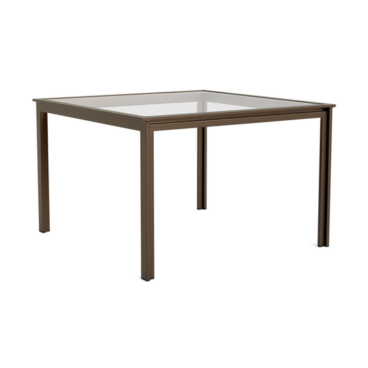 SWIM 45 SQ DINING TABLE / GLASS TOP