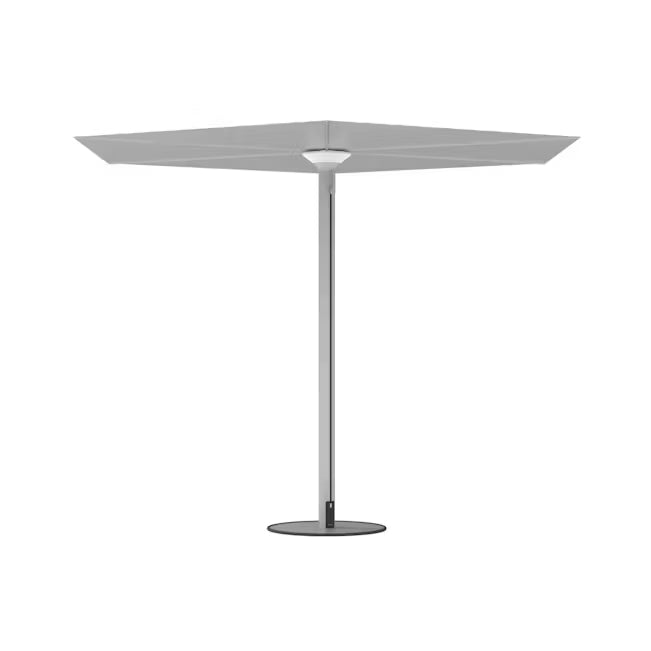 ANAMON 9.8' HEX UMBRELLA W/BASE BRONZE FINISH / SAGE CANOPY