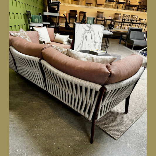BROWN JORDAN H COLLECTION SOFA + LOUNGE CHAIRS