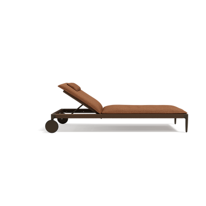 NAGOMI LOUNGE CHAISE WITH WHEELS (CUSHION ADDITIONAL)