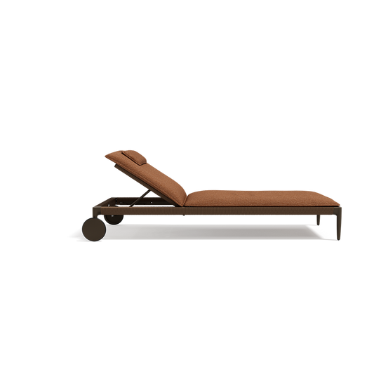 NAGOMI LOUNGE CHAISE WITH WHEELS (CUSHION ADDITIONAL)