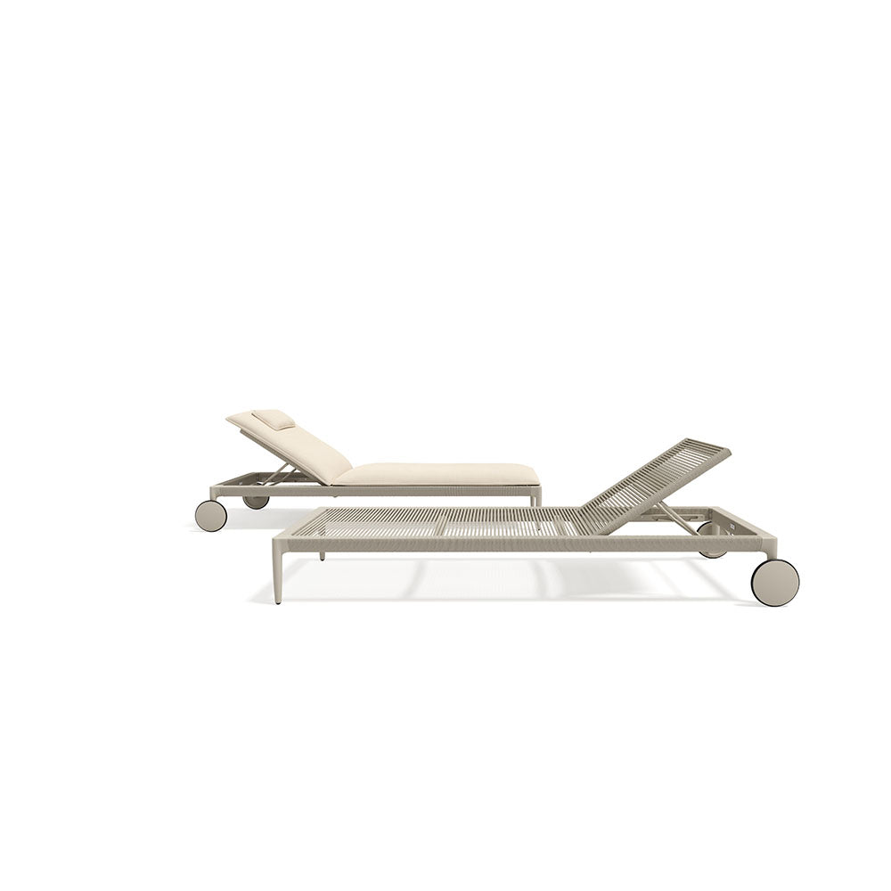 NAGOMI LOUNGE CHAISE WITH WHEELS (CUSHION ADDITIONAL)