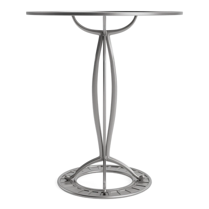 SOL Y LUNA 37" RD BAR TABLE W/SOLID TOP