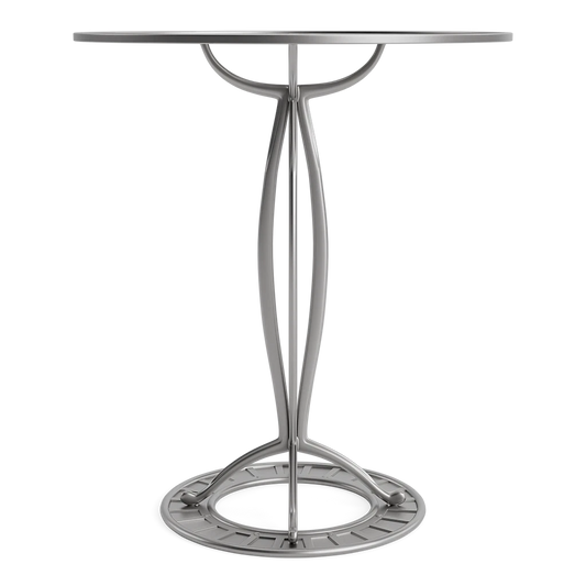 SOL Y LUNA 37" RD BAR TABLE W/SOLID TOP